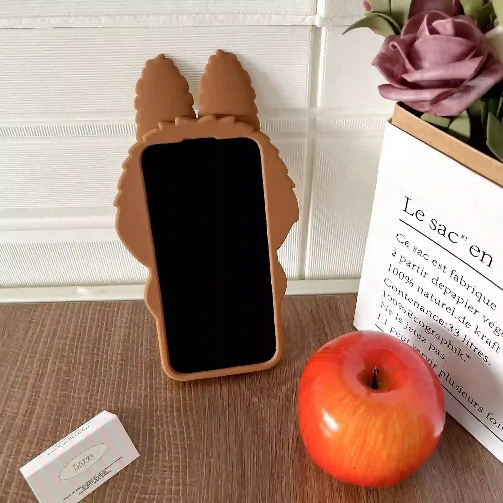Cartoon 3D Labubu Rubber Soft Phone Case Cover For iPhone 12 13 14 15 16 Pro Max